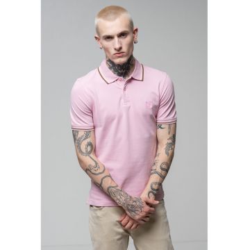 Tricou polo cu logo brodat
