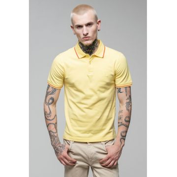Tricou polo cu logo brodat