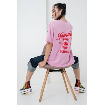 Tricou relaxed fit din bumbac