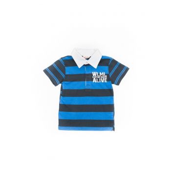 Tricou tip camasa baieti - albastru - 35330