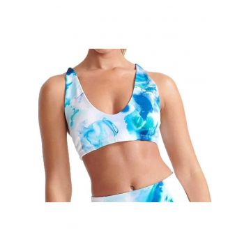 Bustiera pentru fitness cu model degrade -
