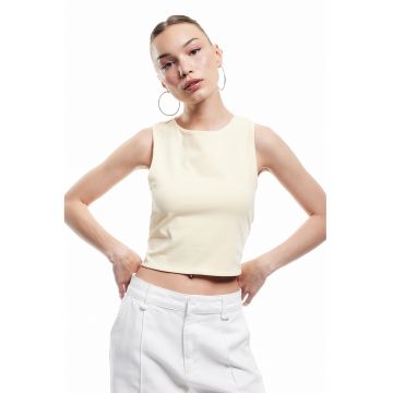 Top crop din amestec de bumbac