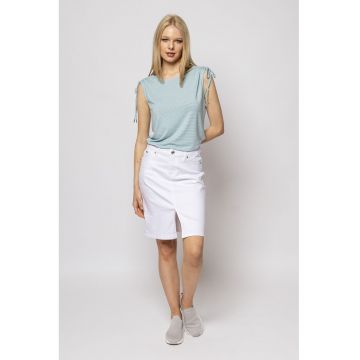 Top cu model in dungi si snururi de ajustare pe umeri Boni