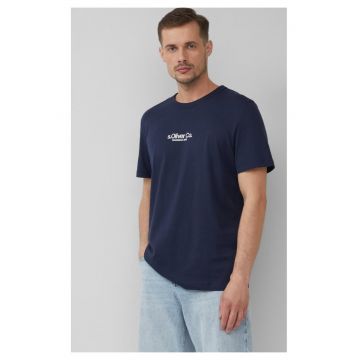 Tricou barbati cu imprimeu cu logo - din bumbac - Regular fit