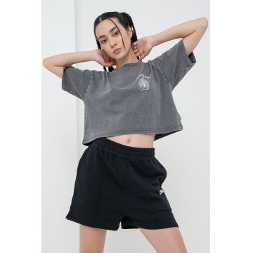 Tricou crop Boxy