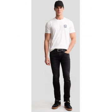 Tricou cu detaliu logo brodat Reager