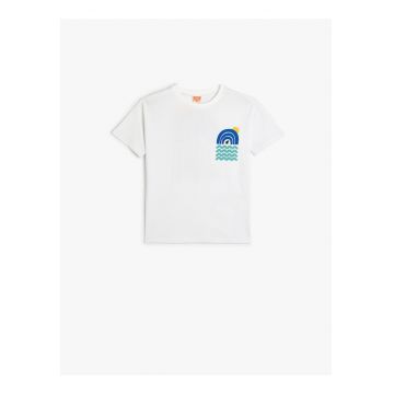 Tricou cu imprimeu pe partea din spate