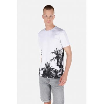 Tricou Cu Maneca Scurta De Barbati Multicolor Regular Fit CL1067795