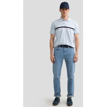 Tricou de bumbac cu guler polo Poloer