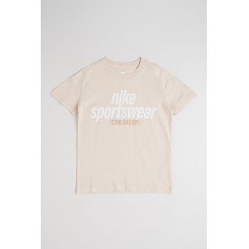 Tricou de bumbac cu imprimeu contrastant