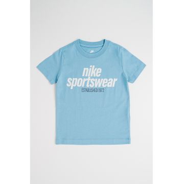 Tricou de bumbac cu imprimeu contrastant
