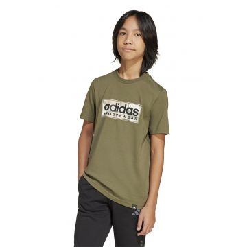 Tricou din bumbac cu imprimeu logo Camo