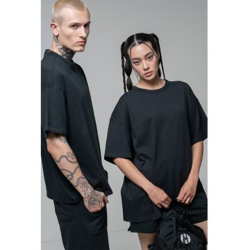 Tricou lejer unisex cu model uni