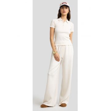 Tricou slim-fit cu guler polo Rafaela