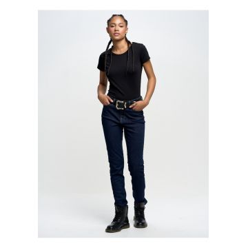 Tricou slim fit dim amestec de bumbac Supiclassica