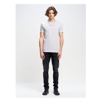 Tricou uni regular fit Basic