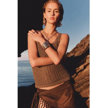 Top cu model corsetat