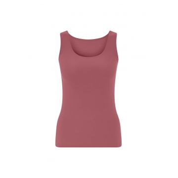 Top fara cusaturi cu decolteu in U