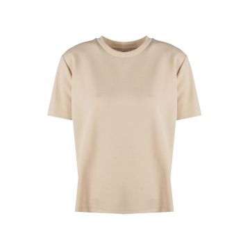 Tricou cu decolteu la baza gatului 8M1501/J062 -