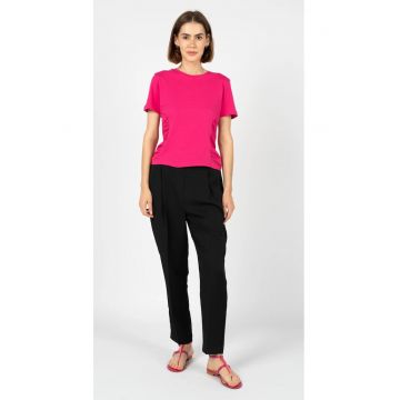 Tricou cu fronseuri laterale -