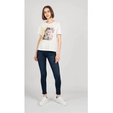 Tricou cu imprimeu cu poza - 34