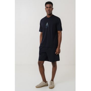 Tricou cu imprimeu grafic pe partea din fata