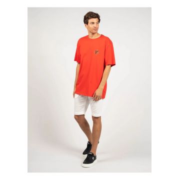 Tricou cu imprimeu logo pe spate -