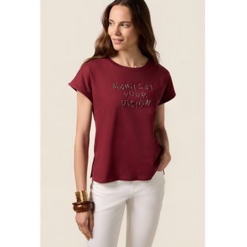 Tricou cu margele
