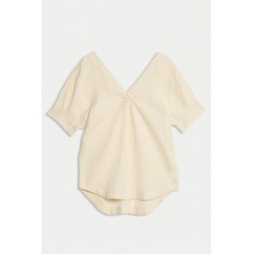 Tricou de in cu decolteu in V