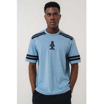 Tricou din bumbac cu dungi