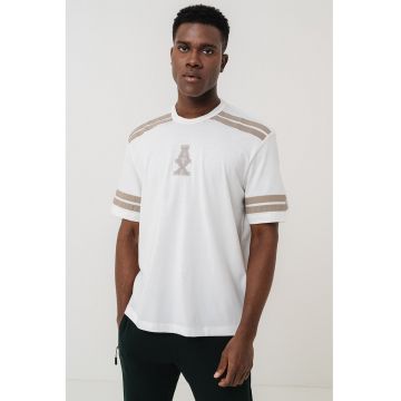 Tricou din bumbac cu dungi