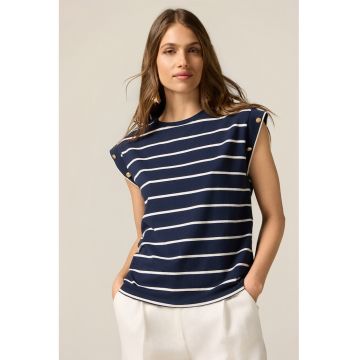 Tricou in dungi din amestec de bumbac