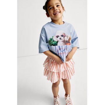 Tricou lejer cu model grafic