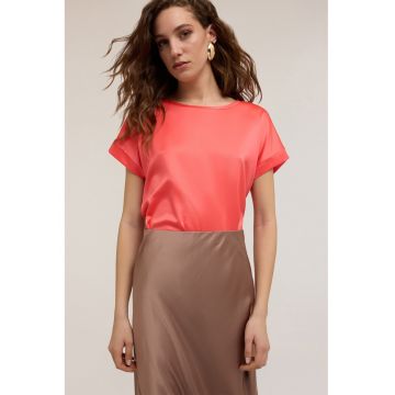 Tricou lejer din satin