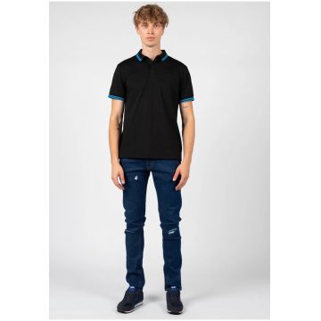 Tricou polo cu dungi decorative -
