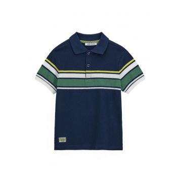 Tricou polo cu model in dungi