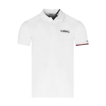 - Tricou polo ICE pentru barbati ALB