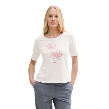 Tricou regular fit cu decolteu rotund