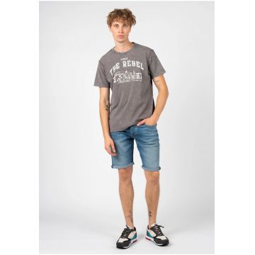 Tricou regular fit cu logo -