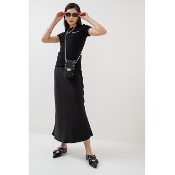 Tricou slim fit de bumbac organic