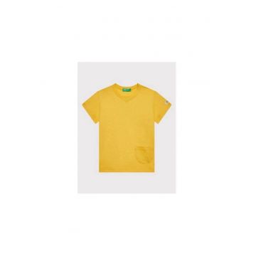 Tricou baieti -  300234839 - Bumbac organic - 74 CM - Galben