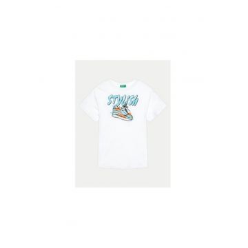 Tricou baieti -  303820497 - Bumbac - Alb