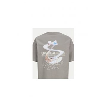 Tricou baieti -  304808500 - Bumbac - 152 CM - Gri