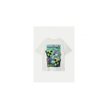 Tricou baieti -  304938153 - Bumbac - Alb