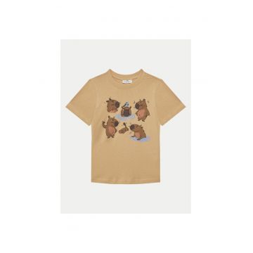 Tricou baieti -  305276421 - Bumbac - Bej