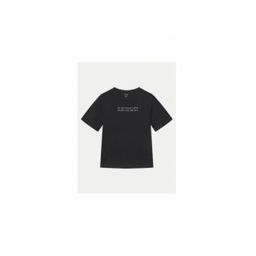 Tricou baieti -  305357021 - Bumbac organic/Bumbac - 122-128 CM - Negru