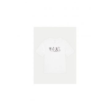 Tricou baieti -  305357038 - Bumbac organic/Bumbac - Alb