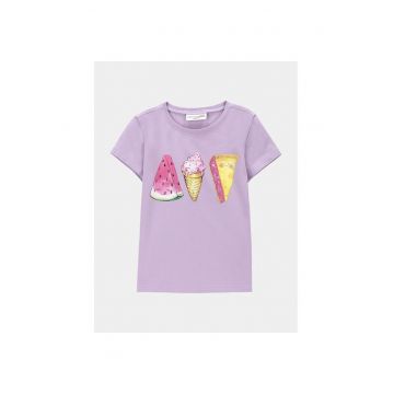Tricou copii -  10149 - Violet - Bumbac