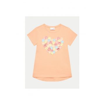 Tricou copii -  49422 - Portocaliu - Bumbac