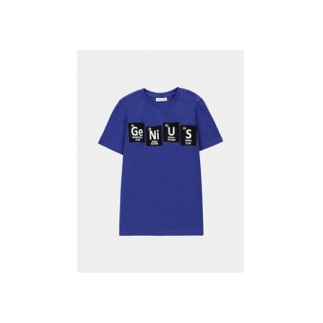 Tricou copii -  8481 - Albastru - Bumbac